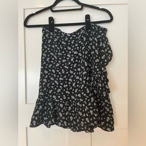 Madewell ruffle wrap skirt - Size 4